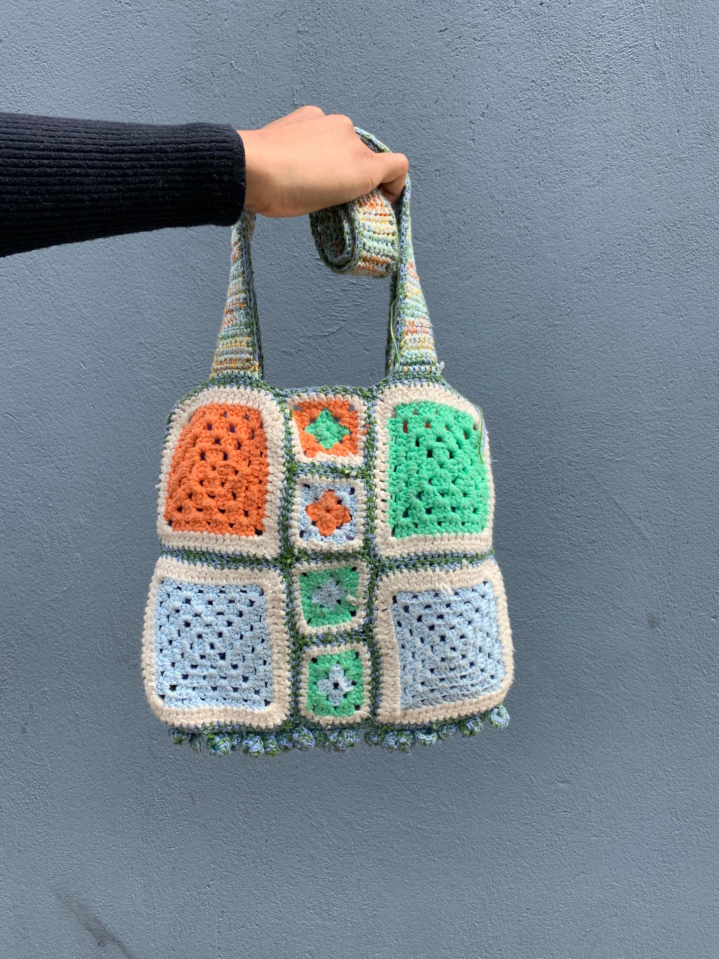 Granny square Crochet Bag